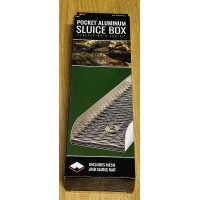 Pocket Aluminum Sluice Box - 12" x 3.5" x 1.5"