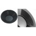 10" Gold Pan, Dual Riffles (3" x 1/4" Deep Riffles, Micro Riffles), Plastic Body, Black Color