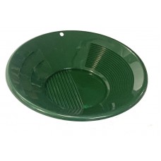 10" Tripple Riffles Green Plastic Gold Pan 10" Tripple Riffles Green Plastic Gold Pan
