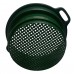 13-1/4" Diameter, 1/4" Mesh, 6" Deep Green Plastic Screen Stackable Sifting Pan with Handle 13-1/4" Diameter, 1/4" Mesh, 6" Deep Green Plastic Screen Stackable Sifting Pan with Handle