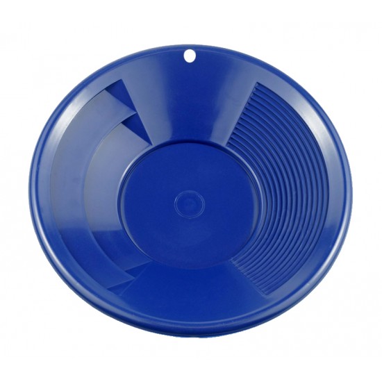 Gold pan 8" blue