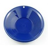 10" Gold Pan, Dual Riffles (3" x 1/4" Deep Riffles, Micro Riffles), Plastic Body, Blue Color 10" Gold Pan, Dual Riffles (3" x 1/4" Deep Riffles, Micro Riffles), Plastic Body, Blue Color