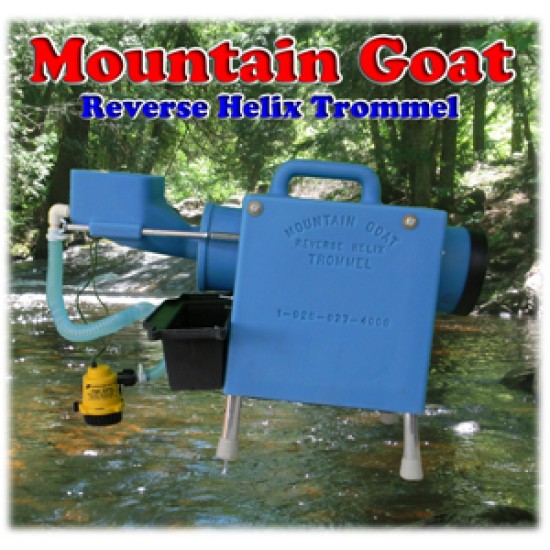 Mountain Goat Reverse Helix Gold Trommel 